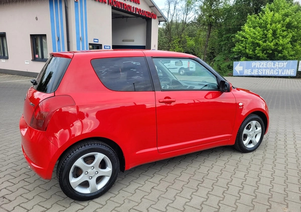 Suzuki Swift cena 14800 przebieg: 87000, rok produkcji 2006 z Poręba małe 277